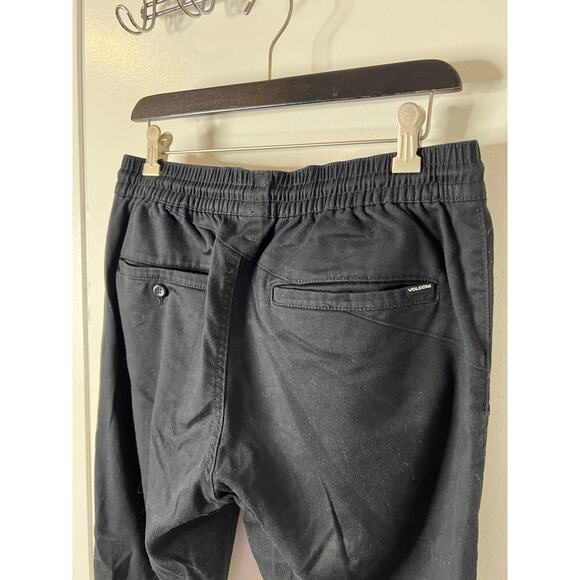 Volcom Men's True To This Frickin Jogger Pants Black ~ Size M - Picture 5 of 8